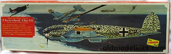 Lindberg 1/64 Heinkel He-111, 580-200 plastic model kit